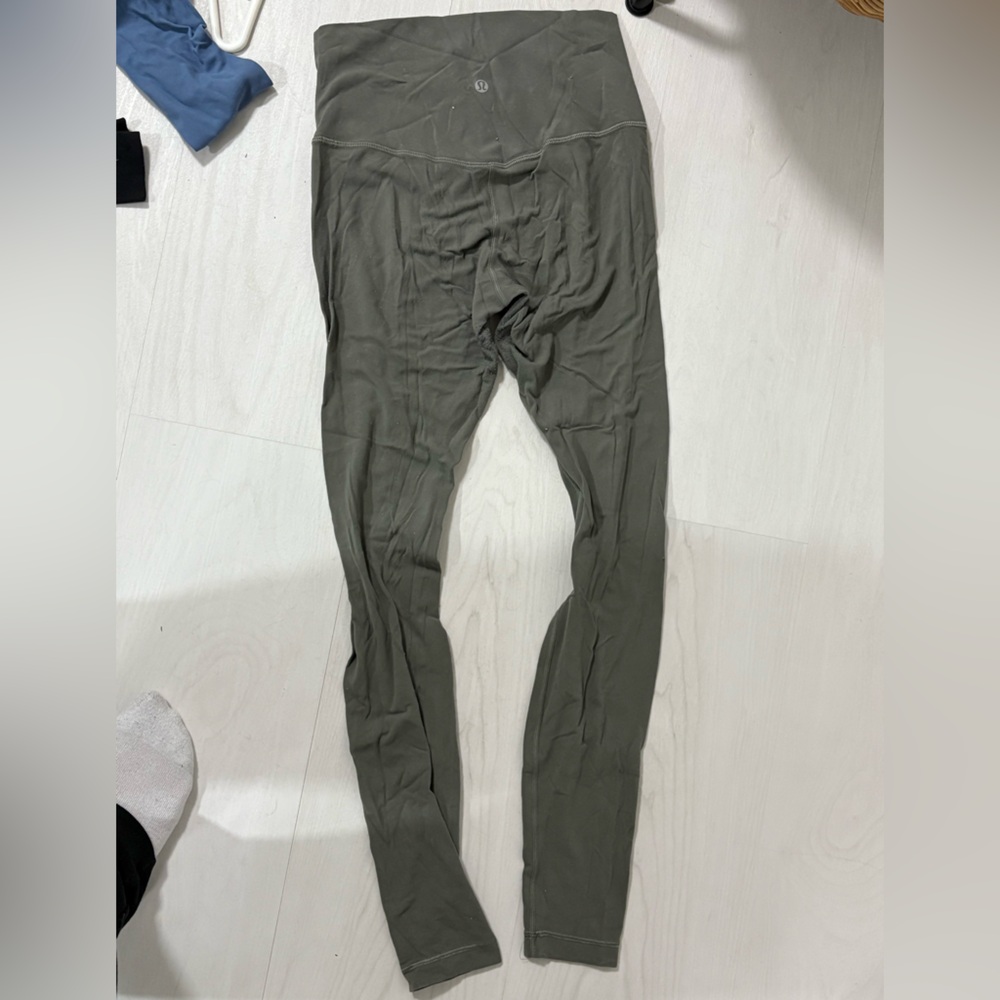 lululemon athletica align olive leggings